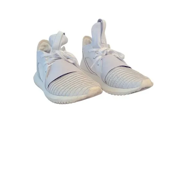 adidas Originals White Tubular Defiant Sneakers EUC Size 8 - Picture 9 of 9